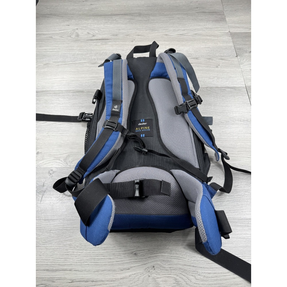 Deuter KangaKid Baby Child Carrier Backpack System Lumbar Hiking Blue Black - Picture 5 of 11